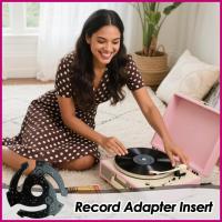 ราคา 45 Rpm อะแดปเตอร์ 45 Rpm อะแดปเตอร์บันทึกใส่อุปกรณ์เสริมสําหรับผู้เริ่มต้น Audiophiles Casual Lisenders เพลง Senanmy (27344096746)