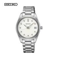 ราคา SEIKO QUARTZ ไซโก นาฬิกาข้อมือผู้หญิง รุ่น SUR579P ขนาด 32 mm.สีขาว (28854958476)