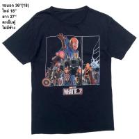 ราคา มือ2เสื้อยืด Size 36” ลาย Marvel What If…? พื้นสีดำ (24144247876)