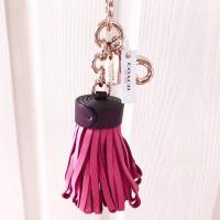 ราคา พร้อมส่งCOACH LEATHER TASSEL BAG CHARM (5552484000)