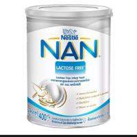 ราคา (ดูวันหมดอายุและรูปภาพโดยละเอียด)นมแนน แลคโตสฟรี nan lactose free 400 กรัม (7535734569)