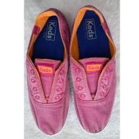 ราคา Keds รองเท้าผ้าใบลำลองสีชมพู size:37/23.5 cm พื้นเดิม สภาพดี #4 มือสอง (25646316122)