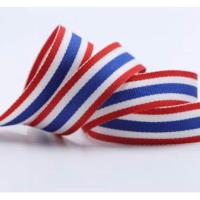 ราคา ริบบิ้นผ้าลายธงชาติไทย 1 ม้วน 50 เมตร หน้ากว้า 1 นิ้ว ลาย2ด้าน (44310538089)