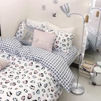 ราคา ชุดเครื่องนอนผ้าฝ้ายโพลี้ลายเสือดาวสี (42713505339)