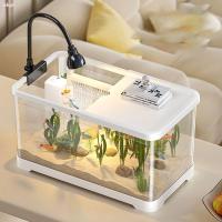 ราคา สัปดาห์893 360พิพิธภัณฑ์สัตว์น้ํา,พร้อมไฟ นํา พร้อมปั๊มน้ําตู้ปลา,กรองไฟฟ้ามัลติฟังก์ชั่นิเวศวิทยาถังสําหรับปลาตกแ (57203959509)