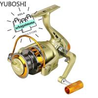 ราคา YUMOSHI JF3000 รอกตกปลาแบบหมุน 5.2:1 อัตราทดเกียร์สายตกปลา Reel (55350877394)