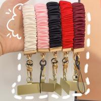 ราคา สายโทรศัพท์มือถือดีไซน์จีบโซ่โทรศัพท์มือถือป้องกันการสูญหายเชือกคล้องโทรศัพท์มือถือ 5 สีพร้อมแผ่นสแตนเลส (51204901885)