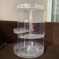 ราคา ชั้นวางเครื่อสำอางหมุนได้แบบใส (มือสอง) (23460691647)