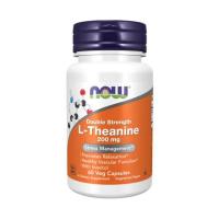 ราคา NOW Foods, L-Theanine, 200 mg, 60 Veg Capsules (51850192897)