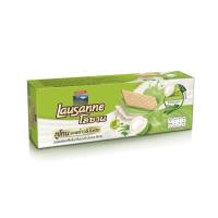 ราคา LAUSANNE WAFER ขนมเวเฟอร์แบบไม่เคลือบทูโทน2รสชาติ 108g (เลือกรสได้) โลซานส้มและคัสตาร์ด (8933749677)