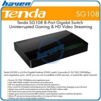 ราคา TENDA เต็นท์ Hub Switch SG108 เครือข่าย 8 พอร์ต Gigabit 1000Mbps Fast Ethernet (3482259855)
