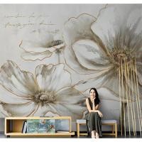 ราคา ที่กําหนดเองโลตัสดอกไม้ผนังกระดาษตกแต่งห้องนอนดอกไม้ภาพจิตรกรรมฝาผนังศึกษาห้องนั่งเล่นโซฟาทีวีพื้นหลังตกแต่งบ้านวอลล์เปเปอร์ (29894026183)