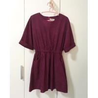 ราคา ชุดเดรสกระเป๋า สีม่วงเข้ม ใส่แล้วผ่อง เอวเป็นสม็อคยืดได้ค่ะ มีกระเป๋าตรงกระโปรงทั้ง2ข้างเลยค่ะ 100฿ (803343608)