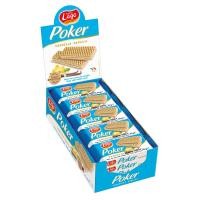 ราคา Lago Poker Vanilla Wafer 125g ลาโก้ โป๊กเกอร์เวเฟอร์สอดไส้ครีม รสวานิลลา บรรจุ 20 ชิ้น ขนาด 900 กรัม (24441127624)
