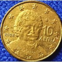ราคา เหรียญ​ยูโร​ กรีซ​ Greece, 10 Euro​Cent, ใช้แล้ว, #​3829 (24400164740)