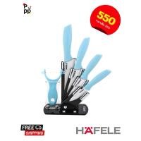 ราคา ชุดมีดเซรามิค 5 ชิ้น พร้อมแท่นเสียบ Ceramic knife set รุ่น (495.34.307) (29120510269)