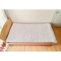 ราคา ที่นอนปิคนิค หรือท๊อปเปอร์ ขนาด 3.5ฟุต สีเทากำมะหยี่ขอบลายดอกปักลายตารางทั้งผืน ยี่ห้อ CASAMERE มือสองสภาพดี เกาหลีแท้ (18896295392)