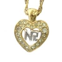 ราคา NINA RICCI Accessory Necklace Pendant Rhinestone Direct from Japan Secondhand (41528331559)