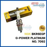 ราคา หัวเทียน NGKแท้ 100% BKR6EGP G-POWER PLATINUM 7092 หัวเทียนเข็ม (ชุด 4หัว) (23177882661)