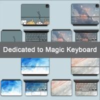 ราคา Suitable For Magic Keyboard Skin Sticker 2022 IPad Pro4 11 inch ipad pro 6 12.9 ipad air 4/5 10.9 Tablet sticker full Decal Cute Cartoon Protective Keyboard Cover Film 2022/2021 (9574485893)