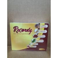 ราคา recordy#เรคอร์ดี้#ผลิตภัณฑ์เสริมอาหารผงถั่งเช่า สารสกัดจากโสม และสารสกัดจากเห็ดหลินจือ# กล่องละ30แคปซูล (7046215578)