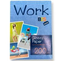ราคา กระดาษกลอสซี่อิงค์เจ็ท Glossy Paper 200gsm หนา 200 แกรม 50 แผ่น (17593648782)