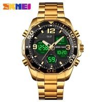 ราคา Skmei 1649 นาฬิกาข้อมือ สายสแตนเลส แบบเกลียว กันน้ํา แฟชั่นสําหรับผู้ชาย (11994242939)