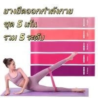 ราคา 【ชุด 5 ชิ้น】ยาง ยืด ออกกำลังกาย ยางออกกำลังกายขา ยางยืดวงแหวน ชุด 5เส้น เชือกออกกำลังกาย สายยืดออ กกำลังกายแขน ได้รูปร่า (48750700887)