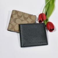 ราคา กระเป๋าสตางค์ชาย Coach แบบบาง (ไม่มีไส้) (24815590842)