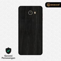 ราคา [EXACOAT] Galaxy C9 Pro Skins Wood Ebony (44355743612)