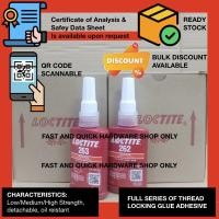 ราคา 50ml 263 262 Bolt Nut Thread Sealant สกรูกาวกาวล็อค Loctite แบริ่งเพลาปะเก็น threadlocker (43114570552)
