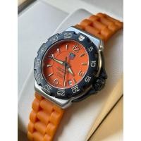 ราคา TAG HEUER Formula 1 Watch Quartz 35mm Men's Orange Dial Swiss Made Round WAC1213 (25289133664)