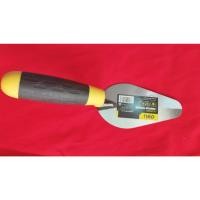 ราคา Deli เกรียง สแตนเลส เกรียงก่ออิฐ เกียงก่ออิฐ เกรียงใบโพธิ์ เกียงสามเหลี่ยม 6 นิ้ว เกรียงแหลมก่ออิฐ Bricklaying trowel (29703005323)