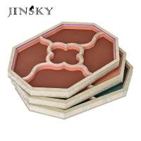 ราคา พื้นที่จัดเก็บ ถาดสร้อยข้อมือเครื่องประดับ จินชิจู รูปพิเศษแปดเหลี่ยมถาดเครื่องประดับสร้างสรรค์สร้อยข้อมือแสดงถาดแหวนหยก จิ๊บ (52551953336)