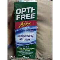 ราคา (Exp10/2022) Opti-Free Aldox 355 ml ออฟติฟรี อัลดอกซ์ น้ำยาล้างคอนแทคเลนส์ Opti-ifree ฟรีตลับคอนแทคเลนส์ (11304137647)