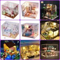 ราคา บ้านตุ๊กตา DIY ของตกแต่งบ้าน **พร้อมส่ง **(ประกอบเอง) สร้างบ้านเล่นกับครอบครัว (1518514980)