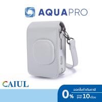 ราคา FujiFilm Mini Liplay CAIUL White Camera Bag Vintage PU leather bag literary fresh shoulder bag case (25111834281)