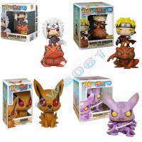 ราคา FUNKO POP Naruto ตุ๊กตาของเล่น 6 "Naruto On Gamakichi/Jiraiya บนคางคก Kurama Majestic เครื่องแต่งกาย: Susanoo Hot Topic ไวนิล Action Figure (55953667777)
