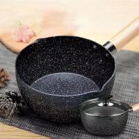 ราคา หม้อ หม้อแคมปิ้ง หม้อเคลือบหินอ่อน กระทะ กะทะ กระทะเคลือบหินอ่อน สามารถใช้กับเตาแม่เหล็กไฟฟ้า หม้อนม มีด้ามจั ขนาด18ซม (53202513997)