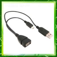 ราคา USB 2.0 Y Splitter Cable 1 Female 2 Male OTG Cable for Charging (18837667129)