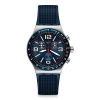 ราคา Swatch นาฬิกาผู้ชาย BLUE GRID รุ่น YVS454 (4230704141)