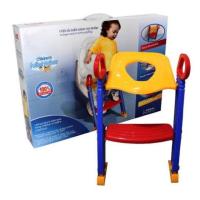 ราคา ฝารองชักโครก แบบมีบันไดสำหรับเด็ก/ที่รองนั่งชักโครกสำหรับเด็ก (1023545675)