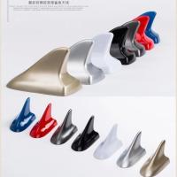 ราคา หลังคา Shark Fin Antenna รถด้านหลังปีกดัดแปลง Shark Fin ตกแต่งเสาอากาศสัญญาณวิทยุพรุนฟรี Universal Type20250522 (42301835499)