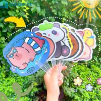 ราคา 1/3/5ชิ้นฤดูร้อนระบายความร้อนพัดลมขนาดเล็ก-มือสั่นหน้าพัดลม-การ์ตูนสัตว์รูปร่างพัดลมมือถือ-พัดลมพับแบบพกพากลางแจ้ง- อิน เด็กมือถือพัดลม-กระเป๋าพลาส (27254413889)