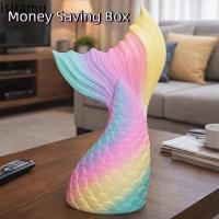 ราคา ISITAFT กระปุกออมสินหางนางเงือก, กระปุกออมสินสัตว์สายรุ้งแตก, สร้างสรรค์นํากลับมาใช้ใหม่ตกแต่งน่ารักกล่องประหยัดเงินชายหญิง (42028370986)