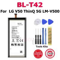 ราคา 100% Original Battery For LG V50 ThinQ 5G V50ThinQ BL T42 LM-V500 V500N V500EM v500xm Mobile Phone New In Stock Bateria (15292211793)