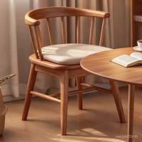 ราคา เก้าอี้พักผ่อน เก้าอี้พักผ่อน ศึกษา ไม้เนื้อแข็งพนักพิงเก้าอี้ไม้เก้าอี้หมุนร้านอาหารระเบียงแหวนเก้าอี้ครัวเรือนหมุนได้ ที (48205275499)