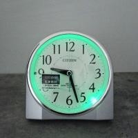 ราคา **Radio Controlled โปรดอ่านก่อน CITIZEN >> R4L432-019 นาฬิกาปลุกตั้งโต๊ะ สีเงินหน้าขาว งานกล่อง สภาพสวย มือสองญี่ปุ่น (26381943183)