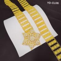 ราคา เข็มขัดไทย สีทอง คาดเอวประดับชุดไทยโบราณ ชุดเจ้าสาว งานมงคลพิธีต่างๆ (29186791174)