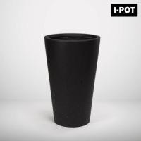 ราคา I-POT กระถางไฟเบอร์เคลย์ รุ่น กรวย สี แบล็กกาแล็กซี่ ขนาด ก.31 ย.31 ส.45 ซม.(12นิ้ว) (6695661634)